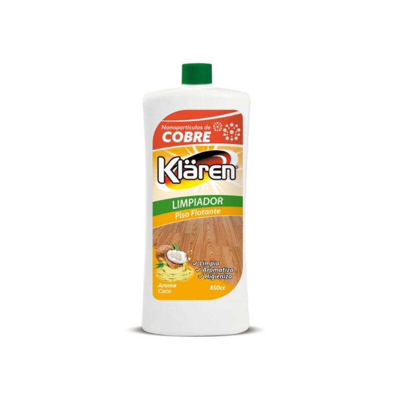 Limpiador Piso Flotante 850ml Coco Klaren-0
