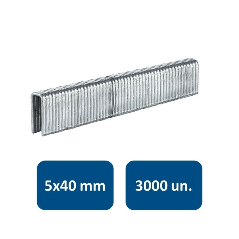 Grapas DTA 25/2 3000un 5x40mm Einhell-0