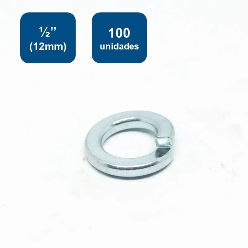 Golilla De Presión Zincada 1/2  (12mm) 100un. Anclajes-0
