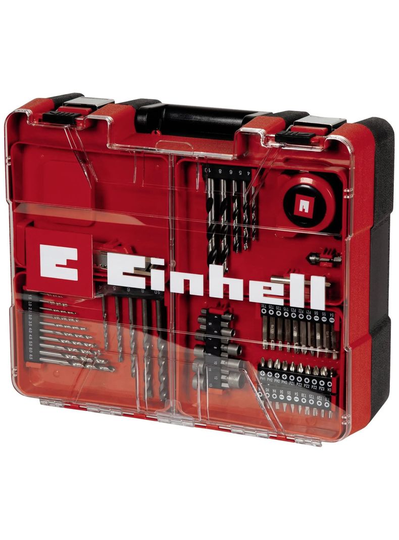 Taladro Percutor Inalámbrico 18V Expert 2Bat 64Acc Einhell-2