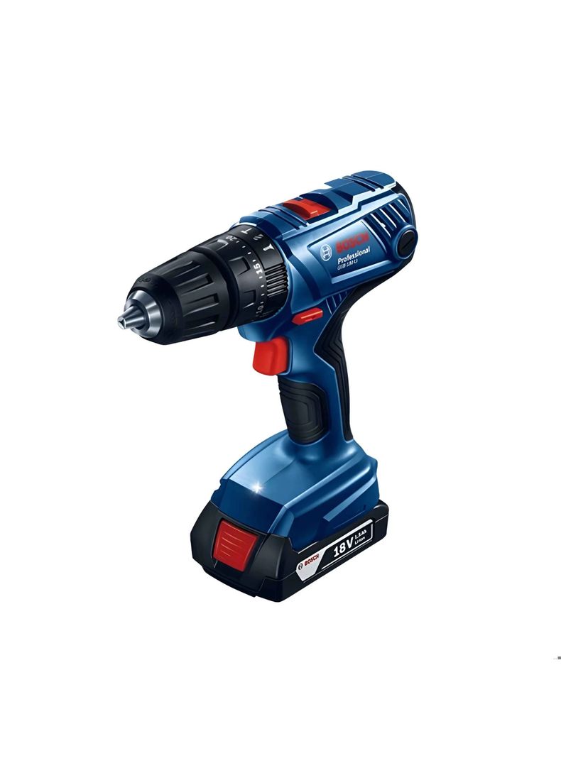 Taladro Percutor Inalámbrico 18v 2 Baterías Gsb 180-li Bosch-0