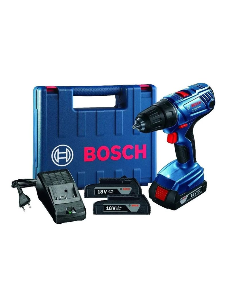Taladro Percutor Inalámbrico 18v 2 Baterías Gsb 180-li Bosch-1