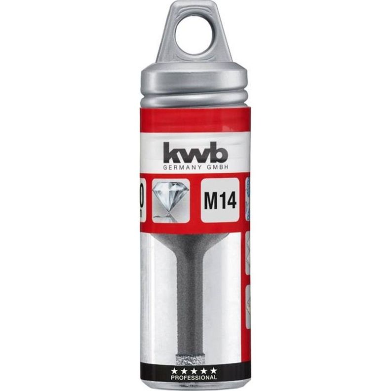 Sierra copa diamantada para esmeril M14 10mm KWB-0