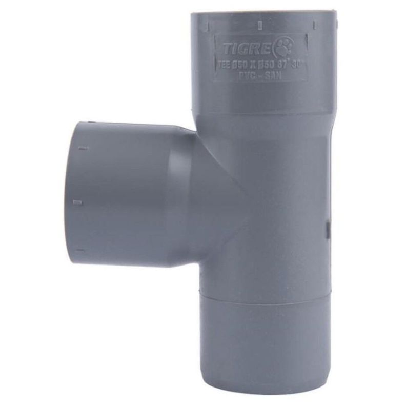 Tee Pvc Sanitario Gris 50 X 50mm Pvc-0