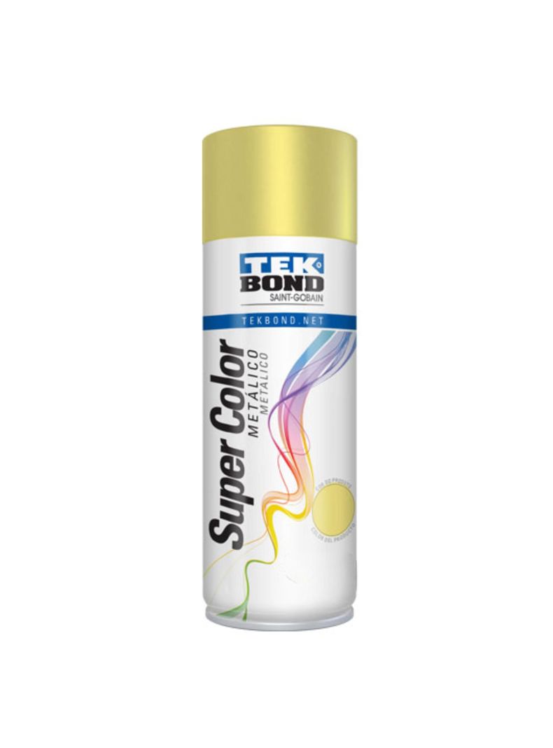 Pintura Spray 400ml Metálico Dorado - TEKBond-0