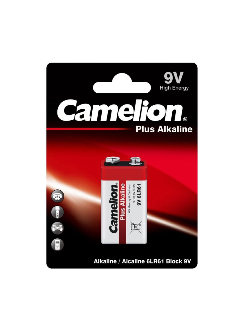 Batería Alcalina Plus 9V - Camelion-0