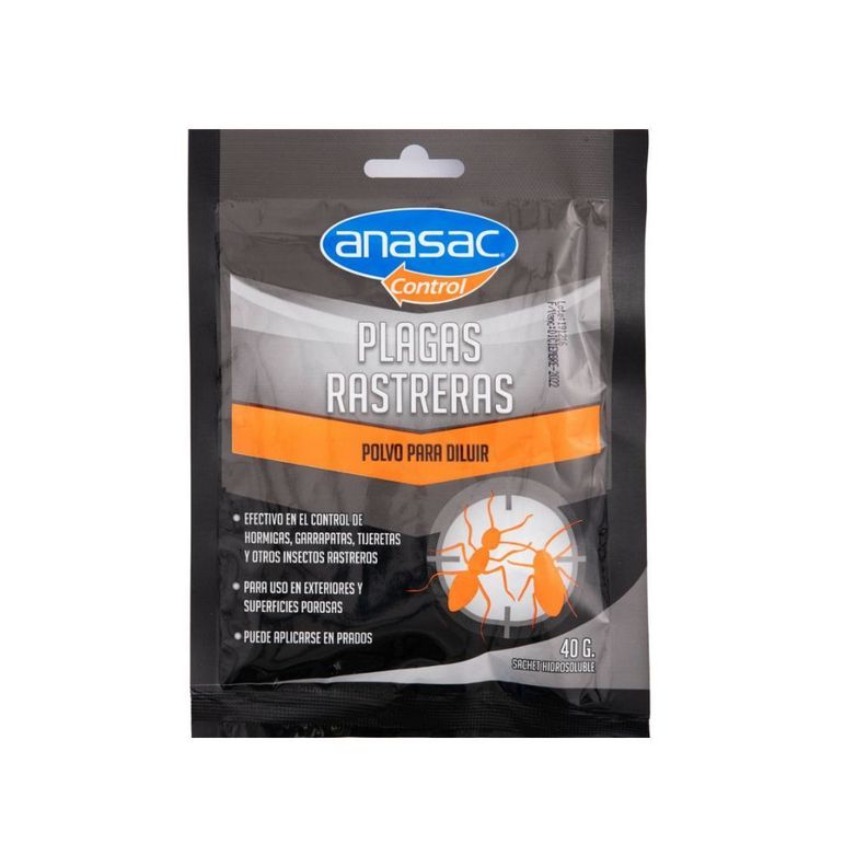 Insecticida Plagas Rastreras 2.5 WP 40grs Anasac-0