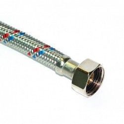 Flexible De Agua Acero Inoxidable Hi-he 1/2  40cms Hoffens-2