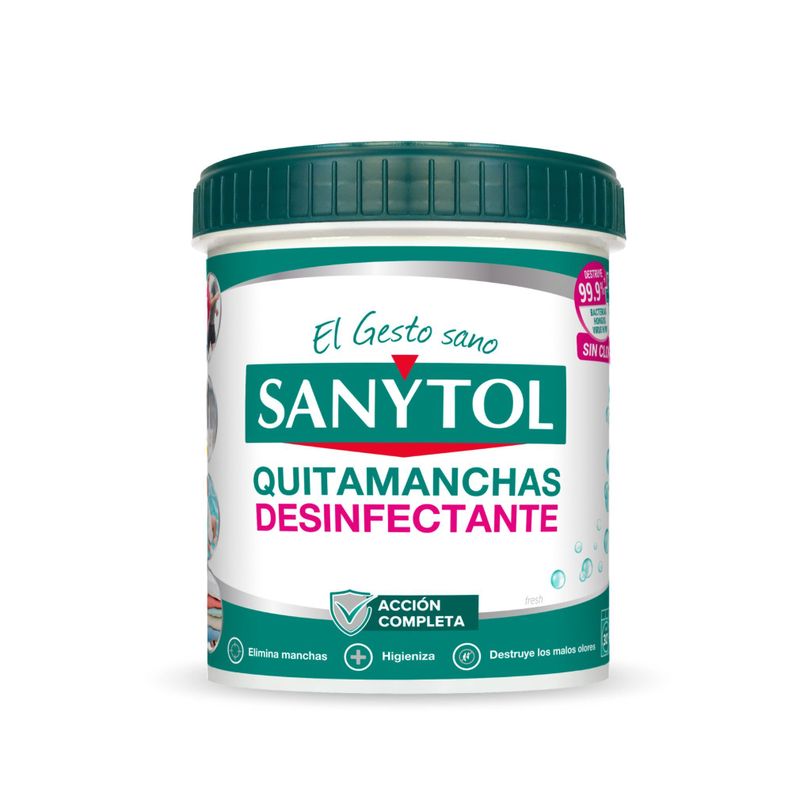 Quitamanchas y Desinfectante en polvo 450grs - Sanytol-0