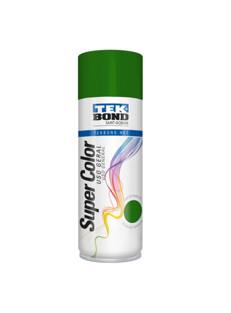 Pintura Spray 400ml Uso General Verde - TEKBond-0