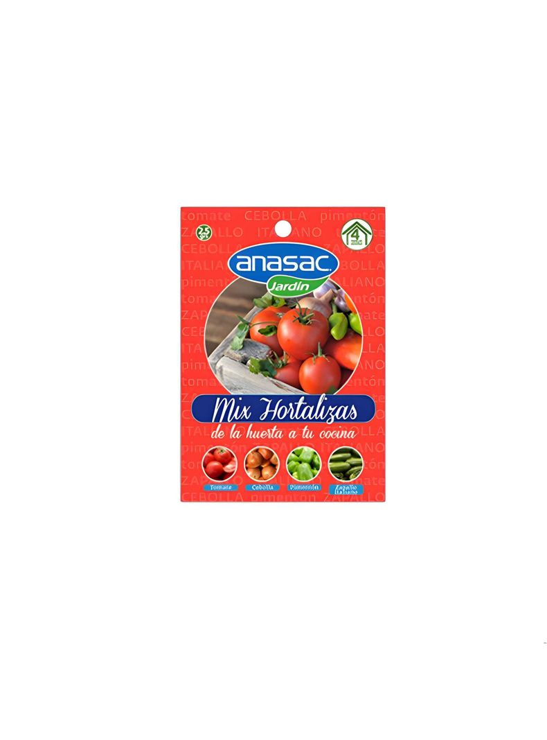 Anasac Semilla Mix Hortalizas 2.5grs-0