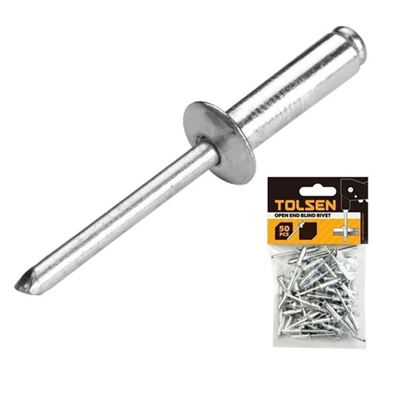 Remache Pop 4.0x10mm Pack 50 Un. Tolsen-1