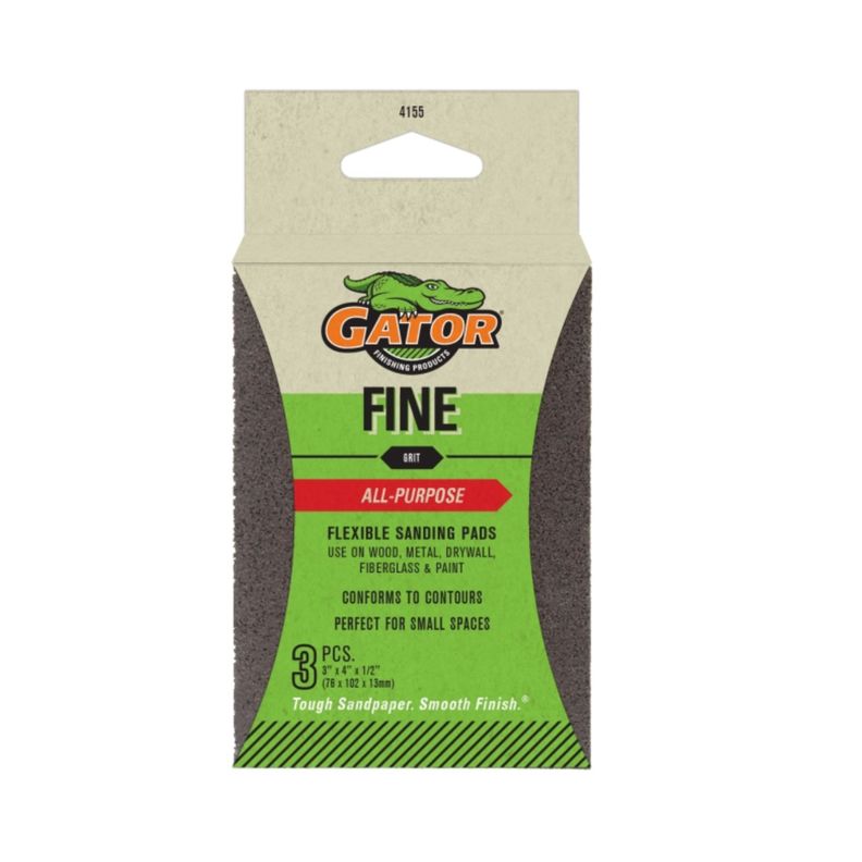 Esponja abrasiva flexible Grano Fino 3un - Gator-0