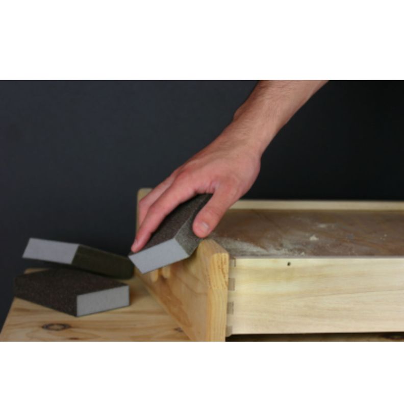 Esponja abrasiva flexible Grano Fino 3un - Gator-1