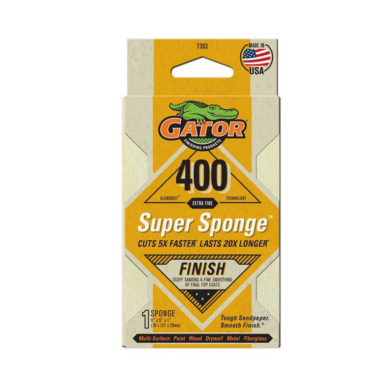 Super Esponja Premium de óxido de aluminio Grano 400 - Gator-0