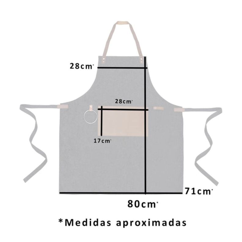 Pechera Tela Mezclilla Grilltech-1