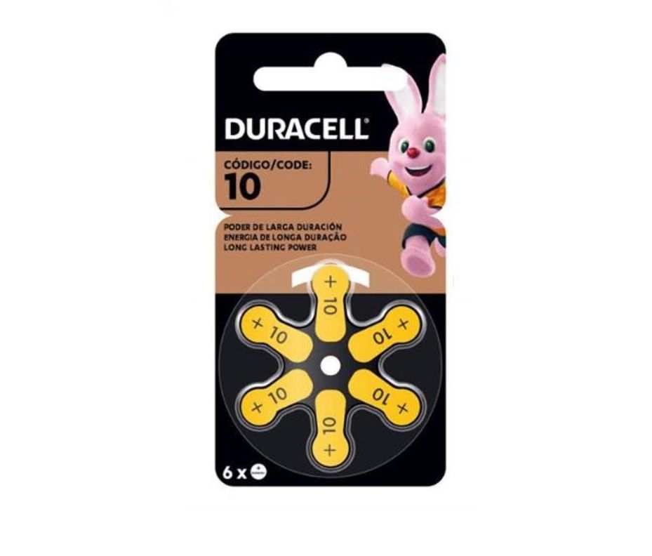 Duracell Pila Audiología Da10 6 Un.-0