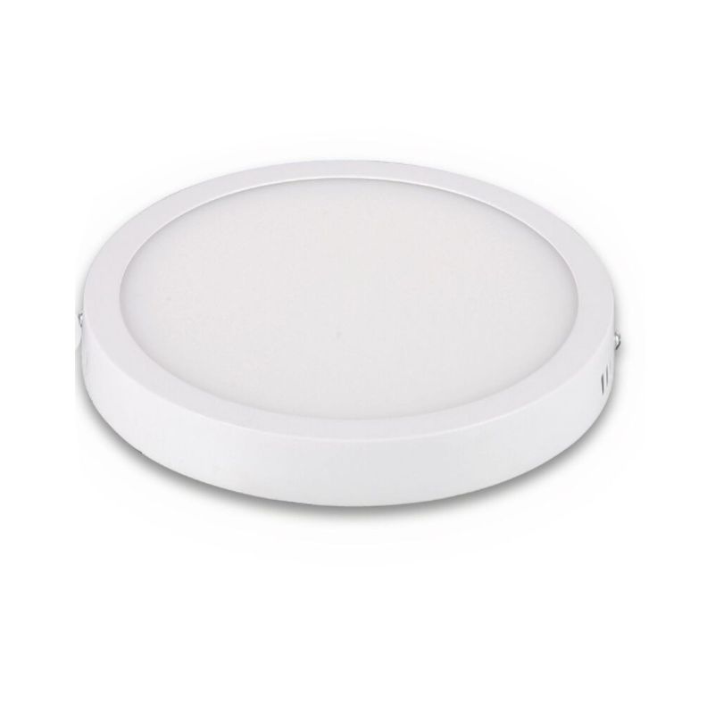 Panel Led Slim Sobrepuesto Cuerpo de Aluminio luz fría 6500K 24W - Macrotel-1