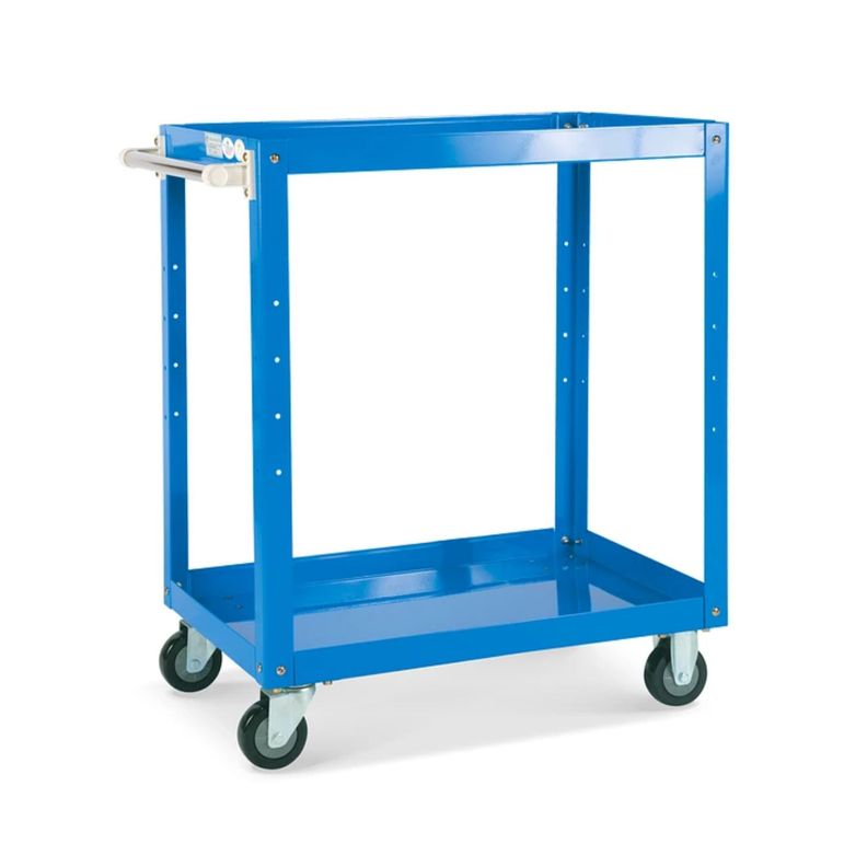 Carro Picking Grande de Acero 2 Bandejas 250kg - Sumo / Jumbo-0