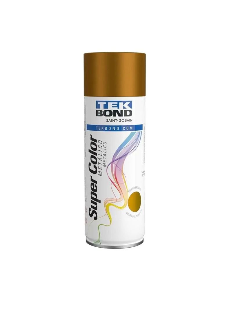 Pintura Spray 400ml Metálico Cobre Rosa - TEKBond-0