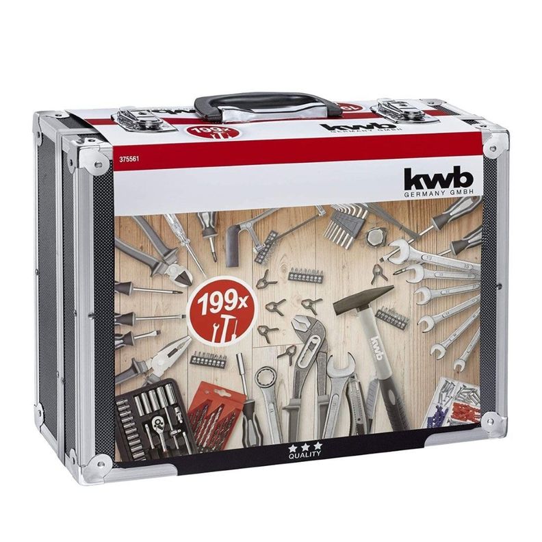 Caja de Herramientas 199 piezas KWB-0