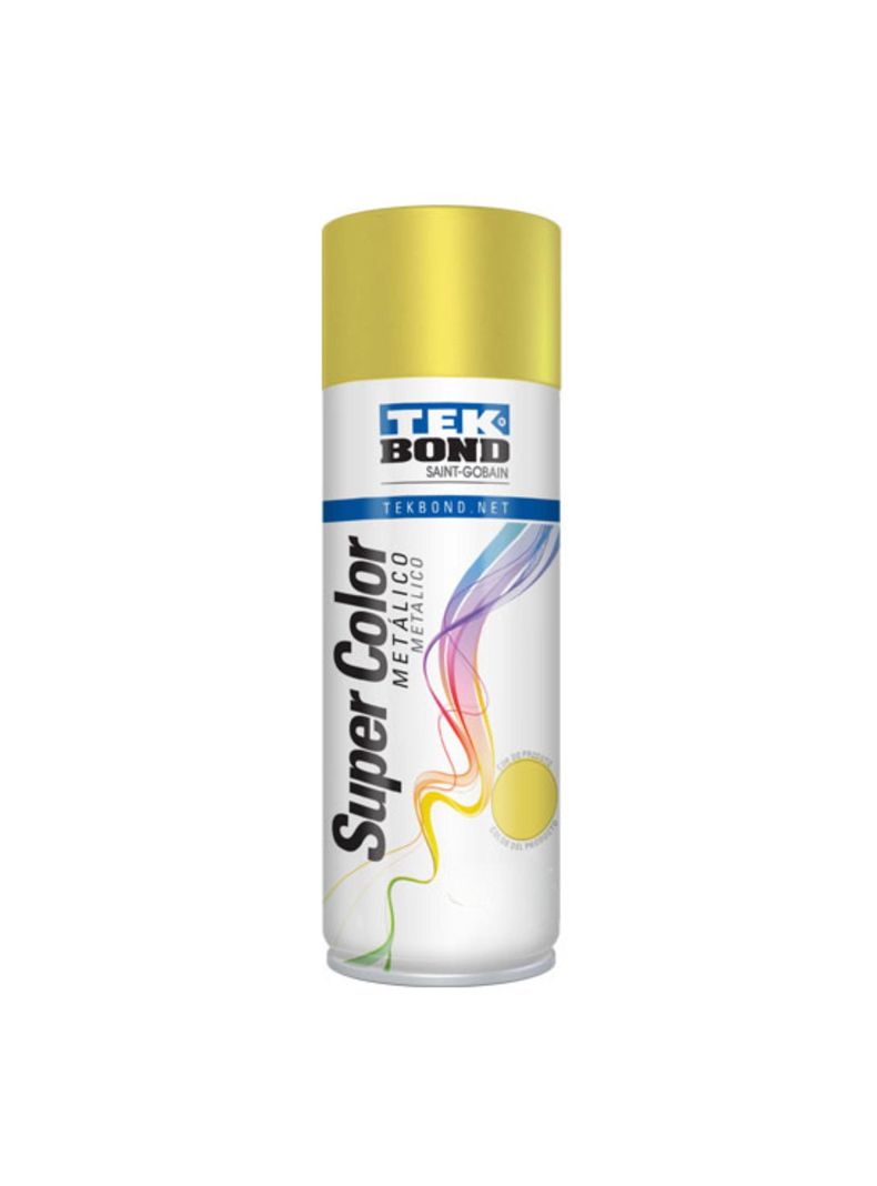 Pintura Spray 400ml Metálico Oro - TEKBond-0