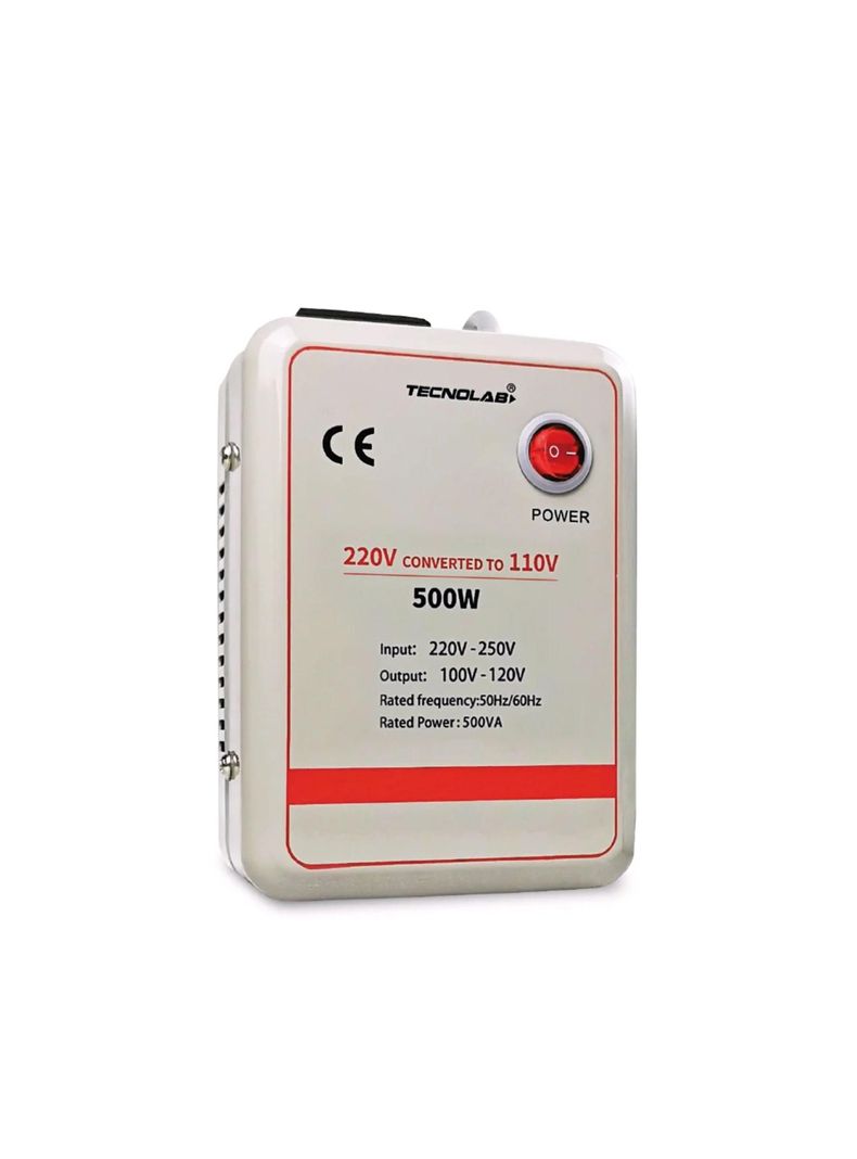 Transformador de Voltaje 220V/110V 500W - Tecnolab-0