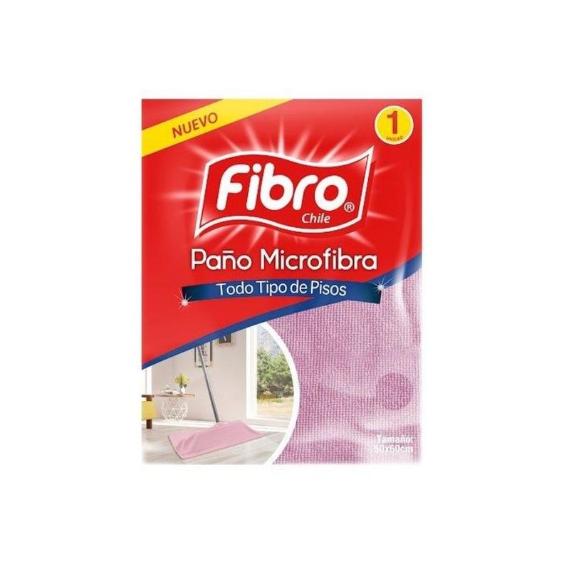 Paño Microfibra Para Pisos 50x60cms Fibro-0