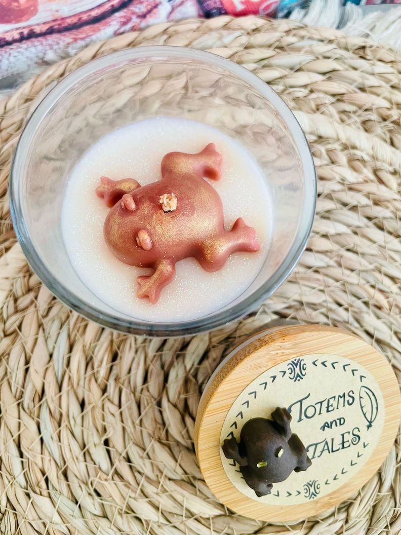 Vela de soja y coco. Chocolate Frogs 140 grs-2