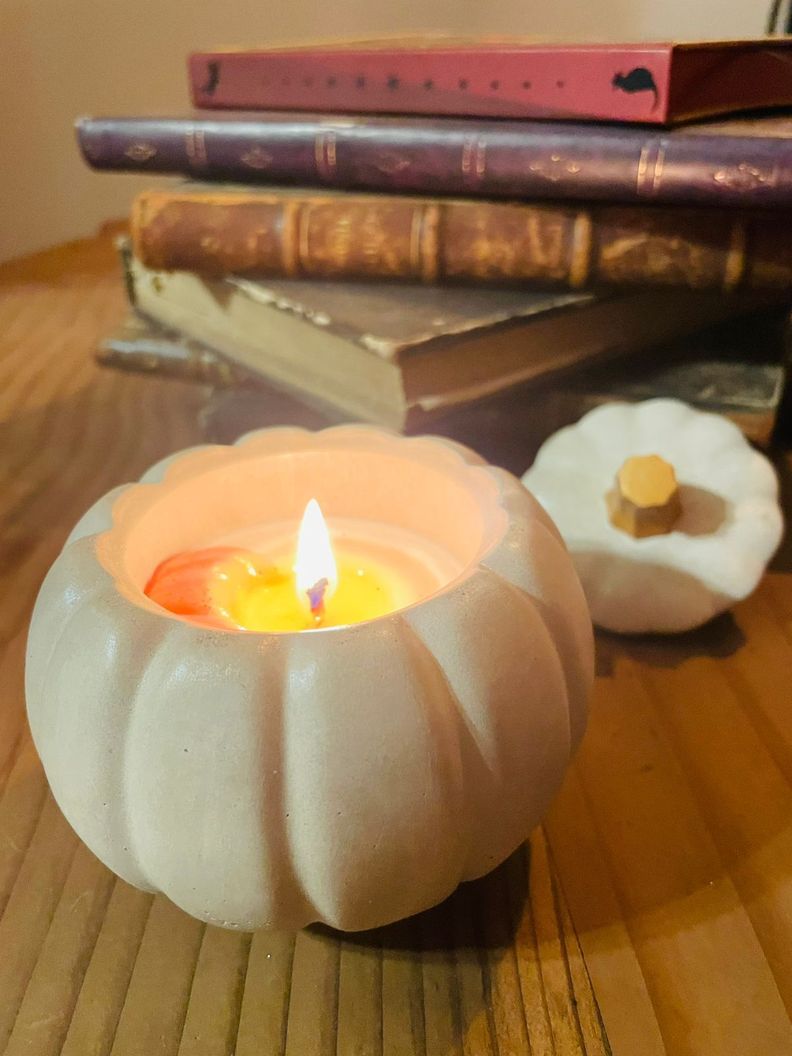 Vela de soja y coco Pumpkin-2