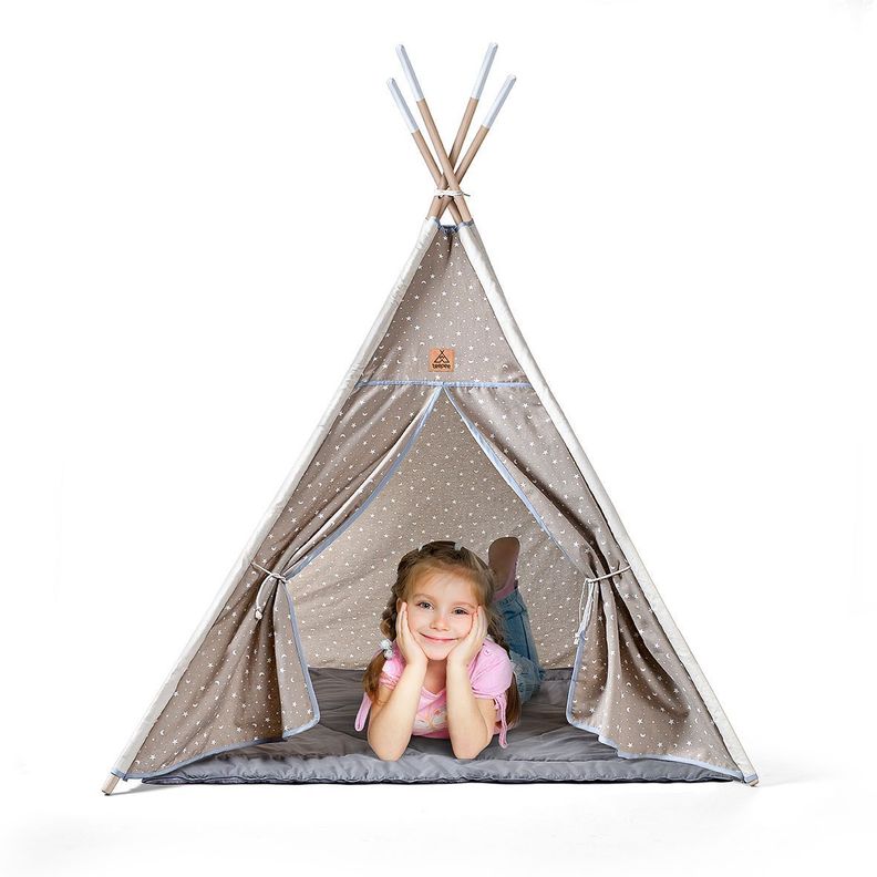 CARPA TIPI (TEEPEE) MODELO STARMOON + PLAYMAT + BOLSO TRANSPORTE-1