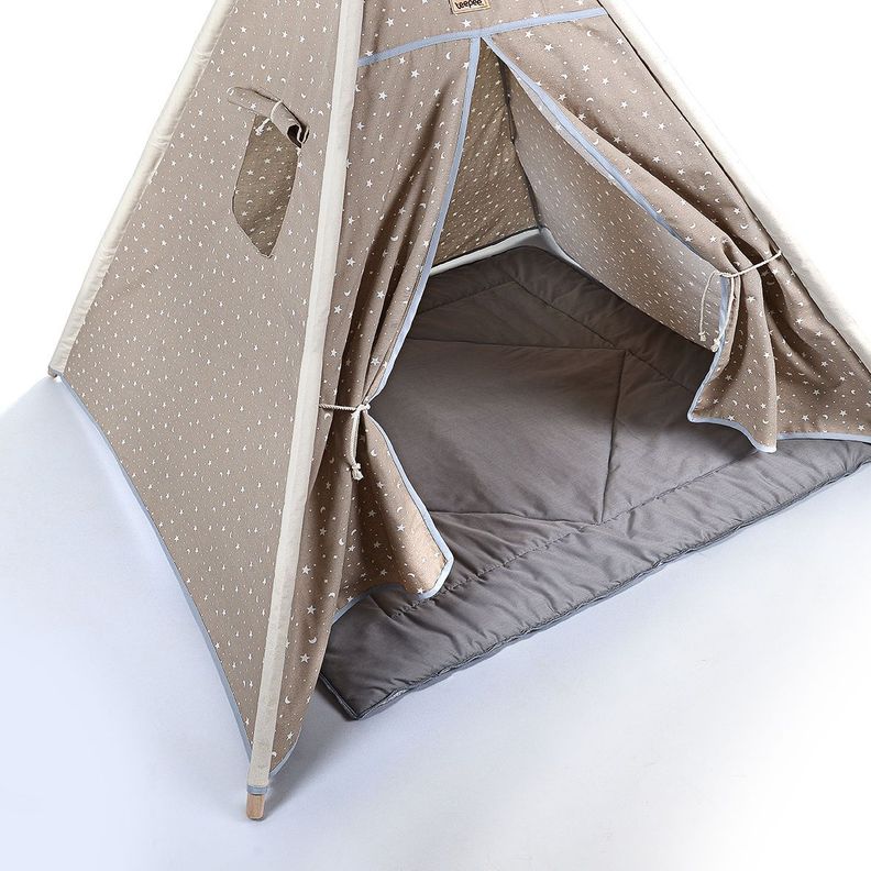 CARPA TIPI (TEEPEE) MODELO STARMOON + PLAYMAT + BOLSO TRANSPORTE-4