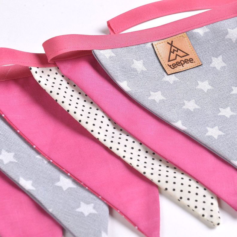 BANDERINES GUIRNALDA DE TELA MODELO PINK-2