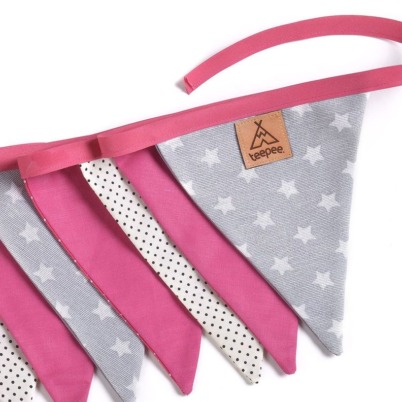 BANDERINES GUIRNALDA DE TELA MODELO PINK-3