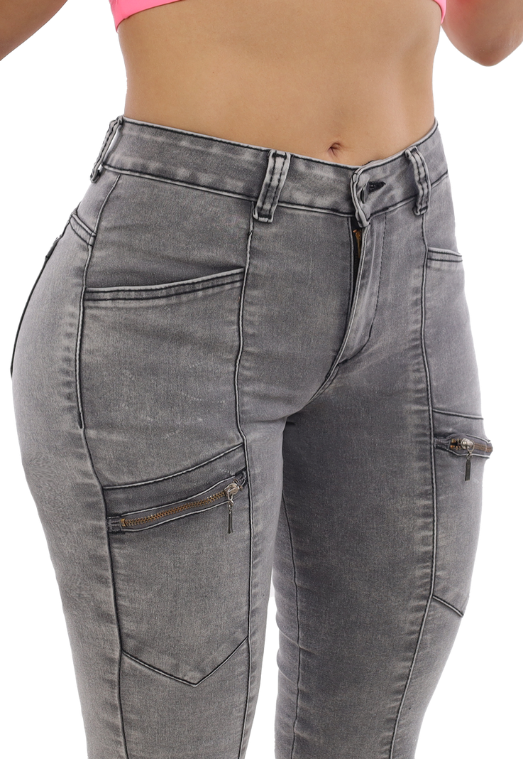JEANS PITILLO GRIS CLARO MUJER JE3920GC-2