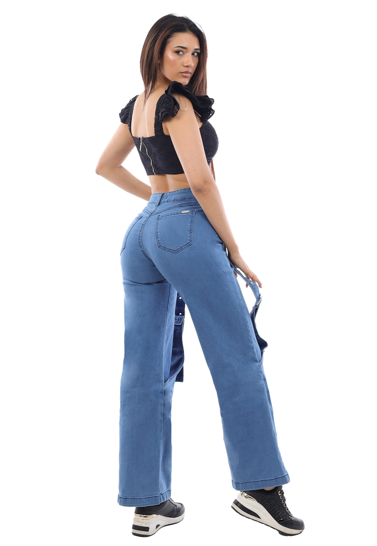 JEANS  RECTO CELESTE MUJER JE3917C-1