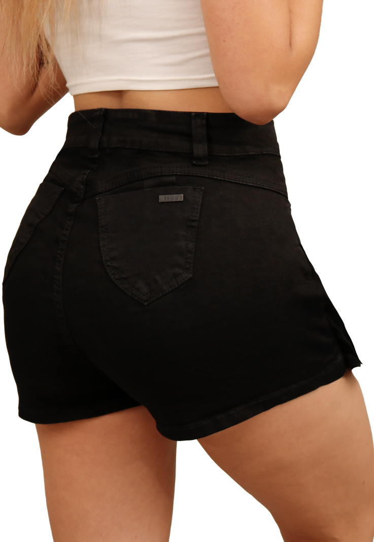 FALDA SHORT  NEGRO MUJER SH3801N-3