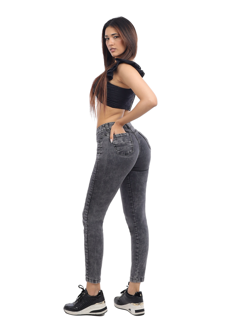 JEANS PITILLO GRIS MUJER JE3915G-1