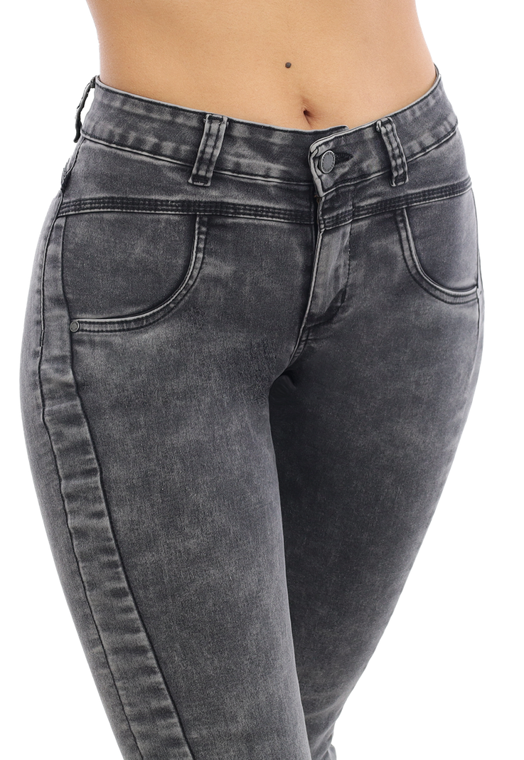 JEANS PITILLO GRIS MUJER JE3915G-3