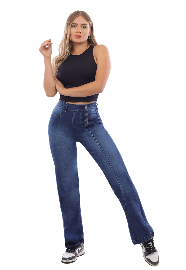 JEANS  RECTO AZUL MUJER JE3947A-0