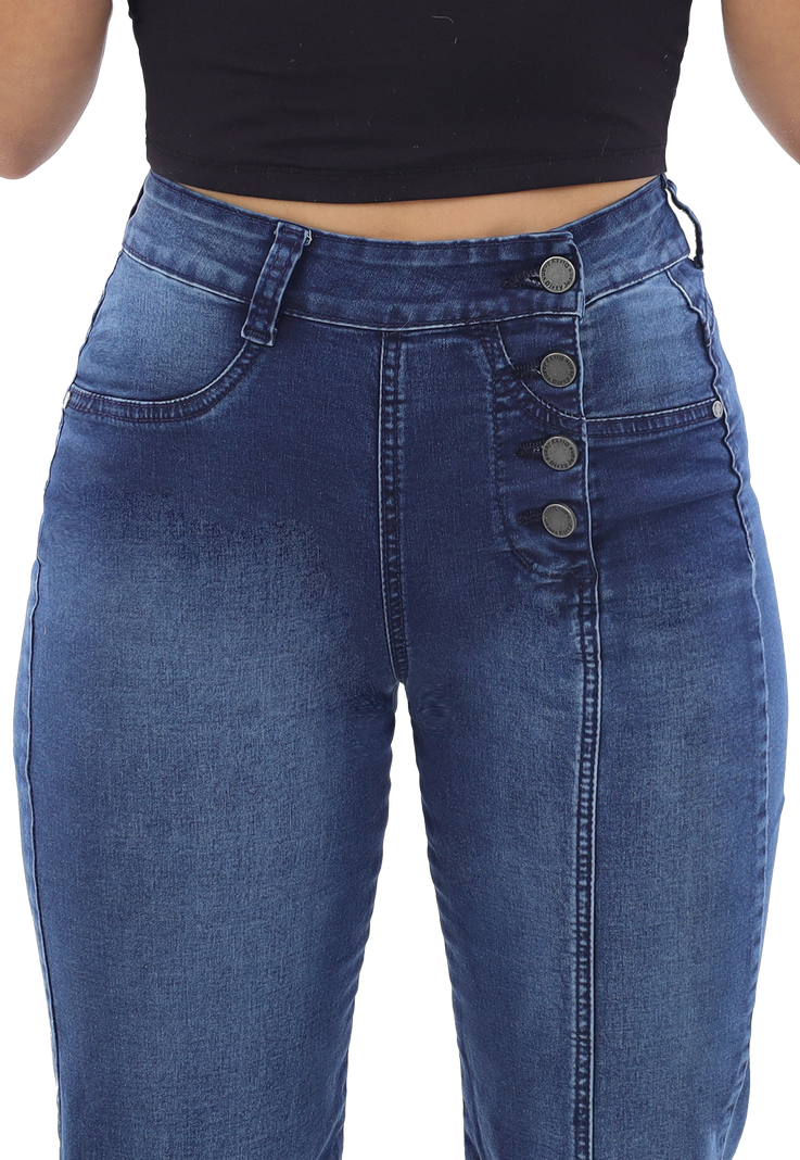 JEANS  RECTO AZUL MUJER JE3947A-2