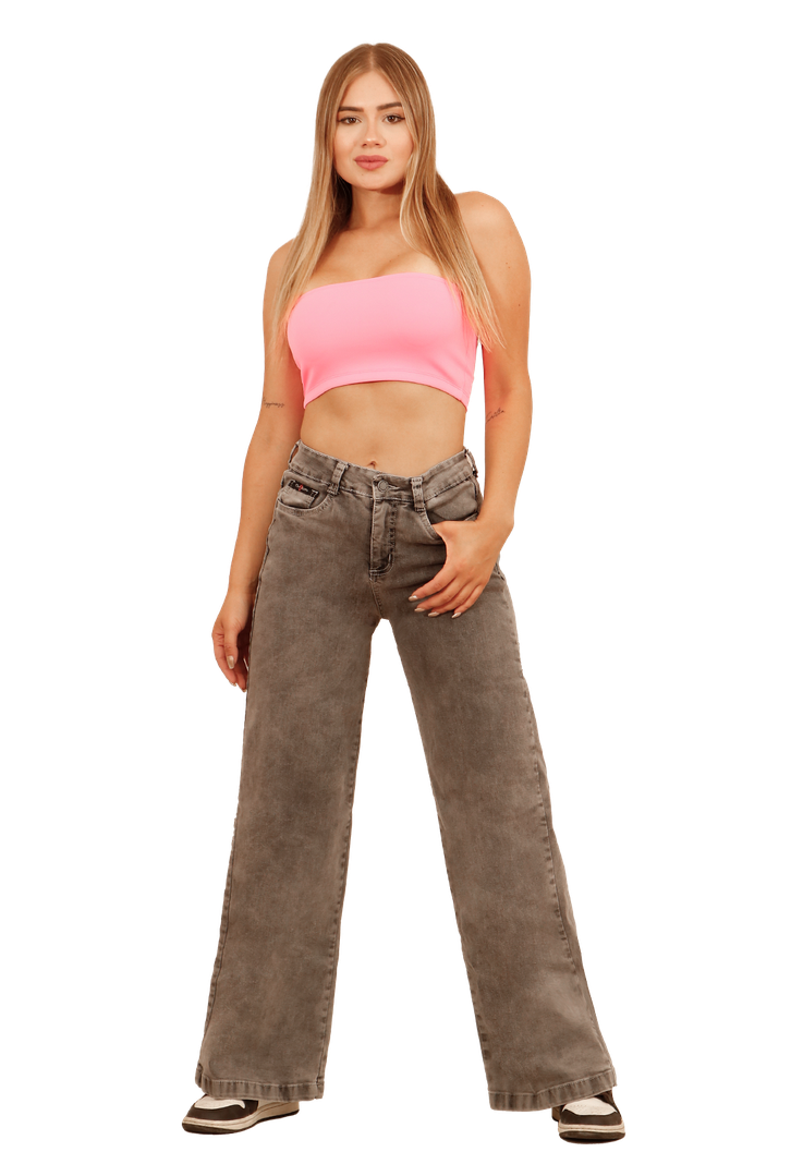 JEANS MUJER WIDE LEG JE3905G-0