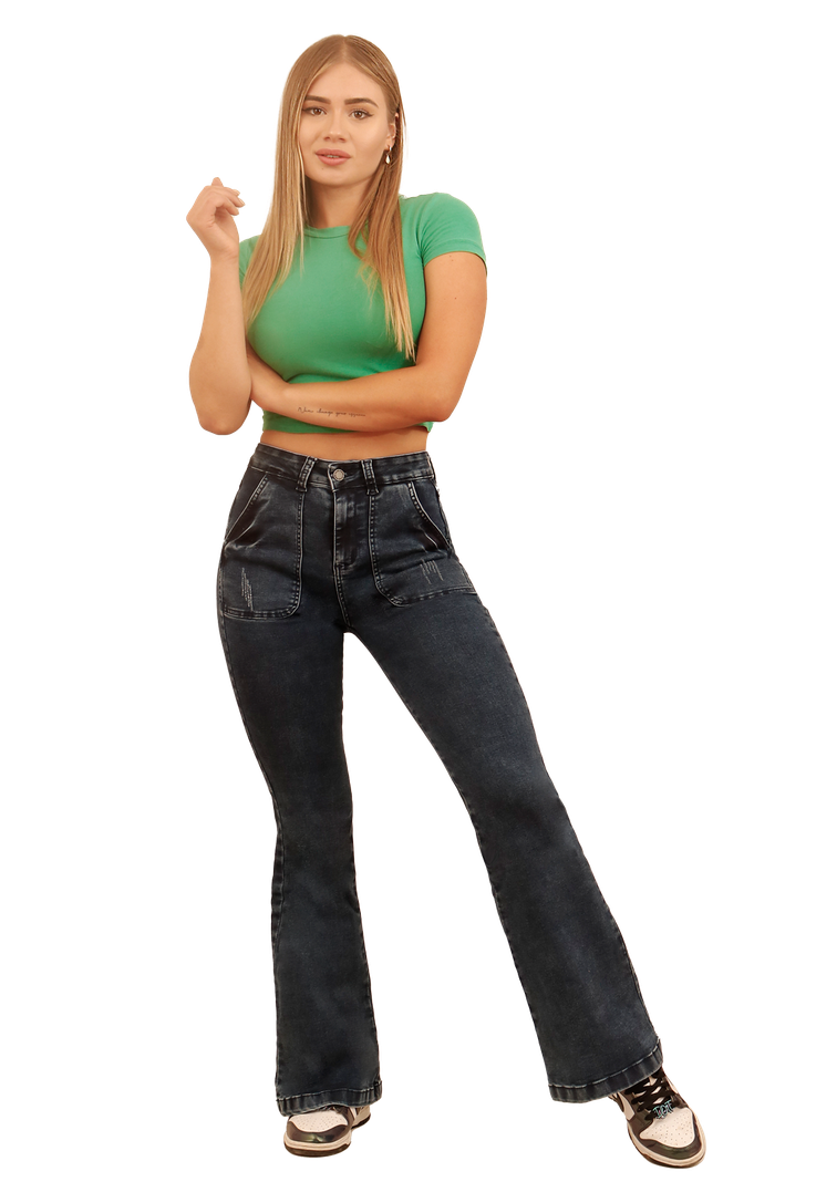 JEANS MUJER FLARE JE3914A-0