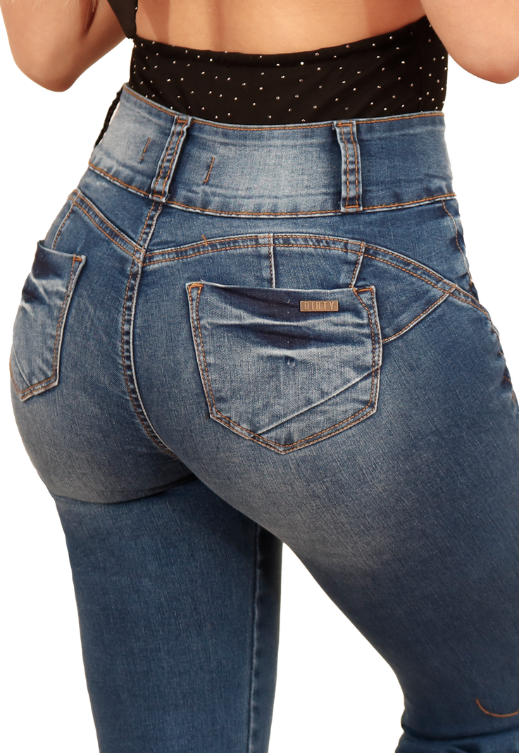 JEANS FLARE MUJER JE3909A-3