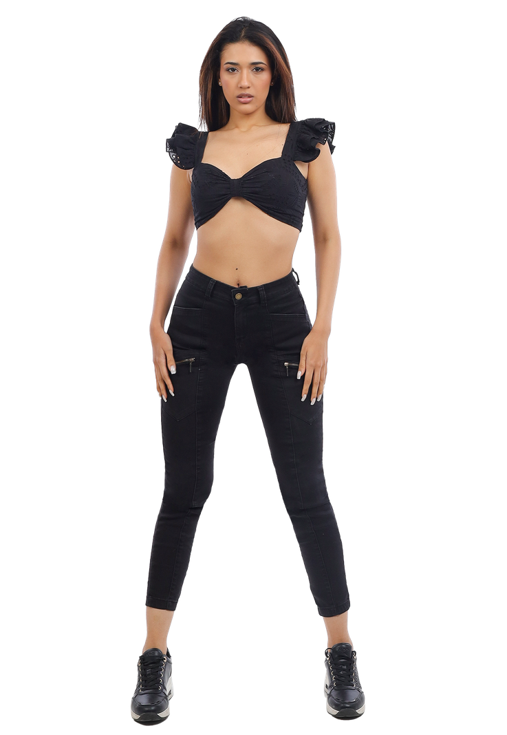 JEANS PITILLO NEGRO MUJER JE3920N-0