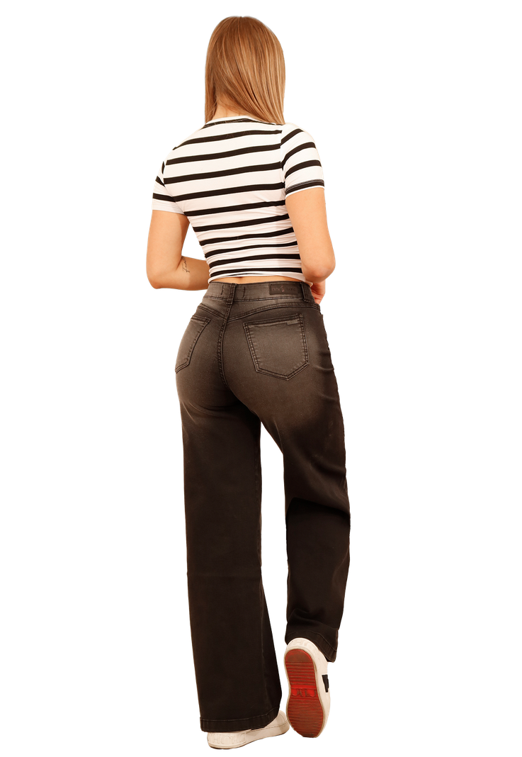 JEANS RECTO NEGRO MUJER JE3905N-1