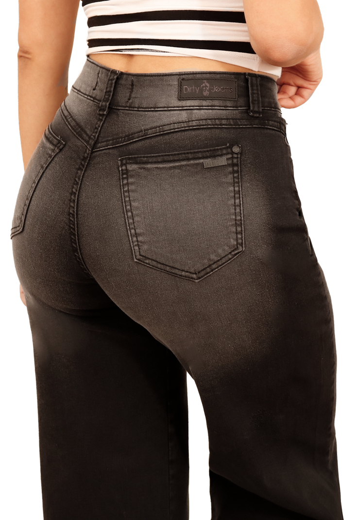 JEANS RECTO NEGRO MUJER JE3905N-3