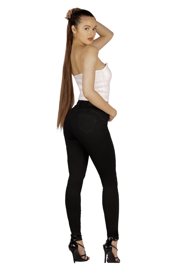  JEANS PITILLO NEGRO MUJER JE3319N-1