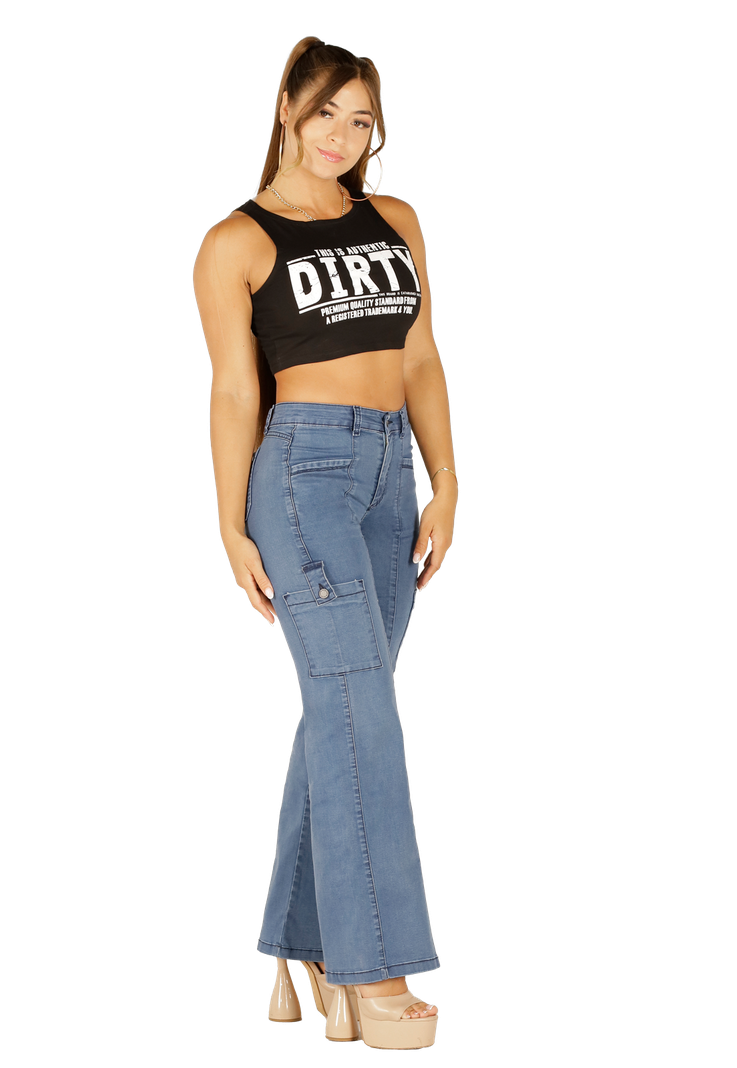 Jeans Mujer Celeste JE3537C-0