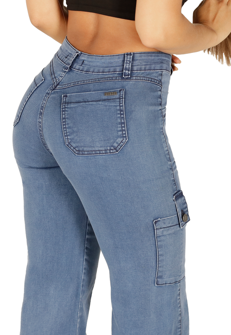 Jeans Mujer Celeste JE3537C-3